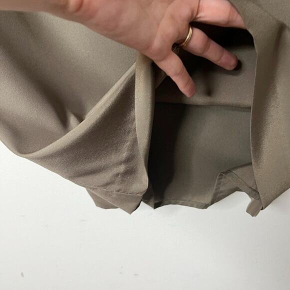 Banana Republic Women's Sheath Dress 6 Teak Brown Sleeveless Caged Knee Length - Picture 5 of 10